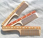 Haarkamm, Holz, Natur-Haarpflege