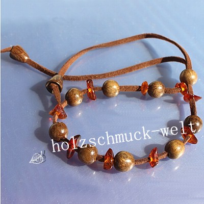 holzschmuck, bernsteinschmuck, armband